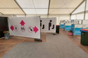 Camping PINK Premium with sanitary facilities as an impression